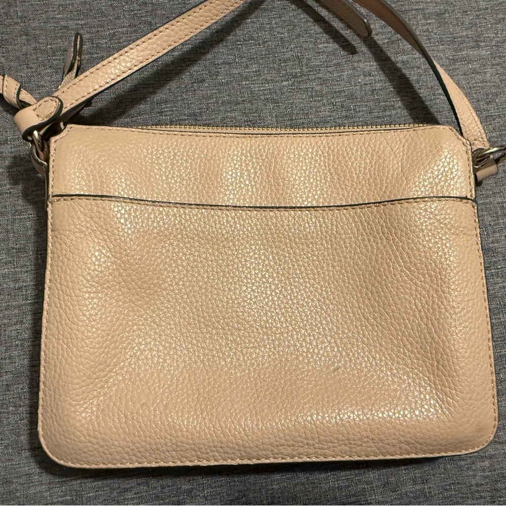 Vince Camuto Tan Leather Shoulder Bag